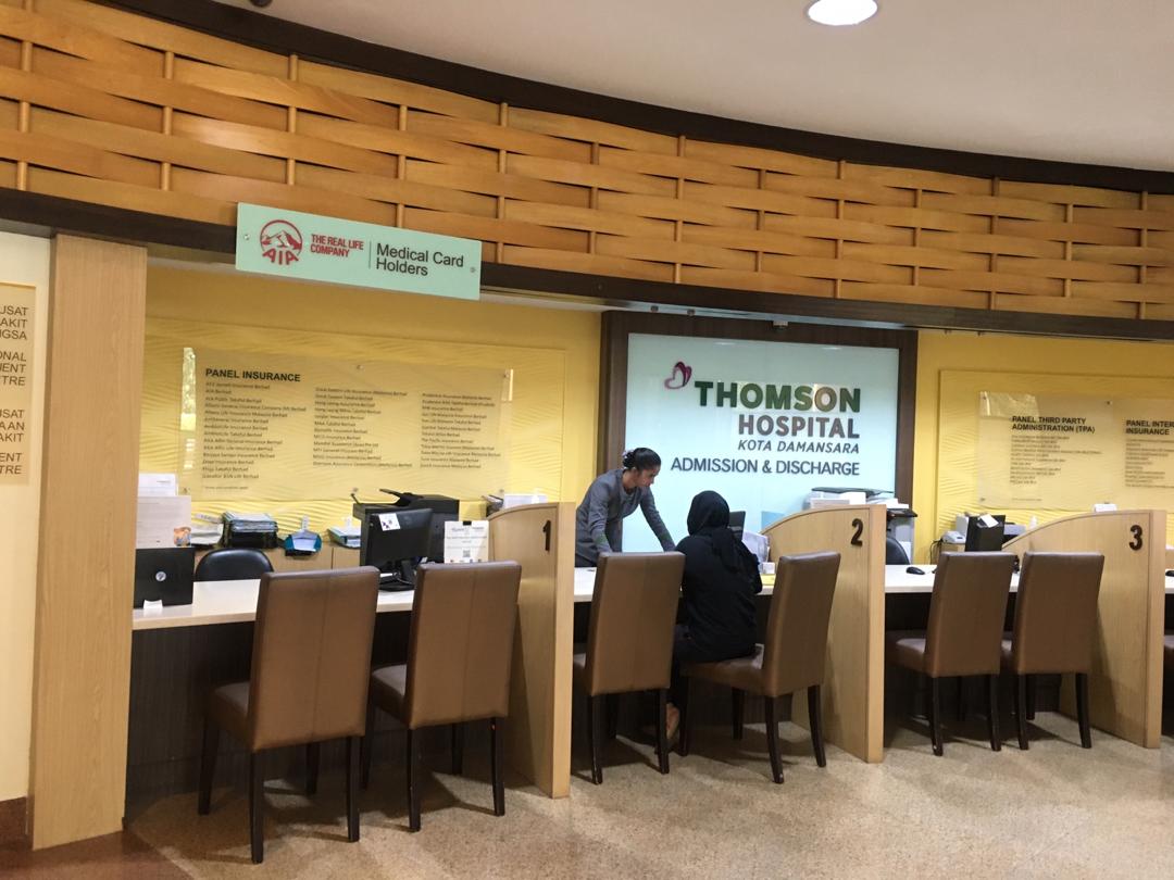 AIA Counter at Thompson Hospital Kota Damansara