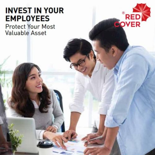 AIA Employee Benefits Insurance Red Cover