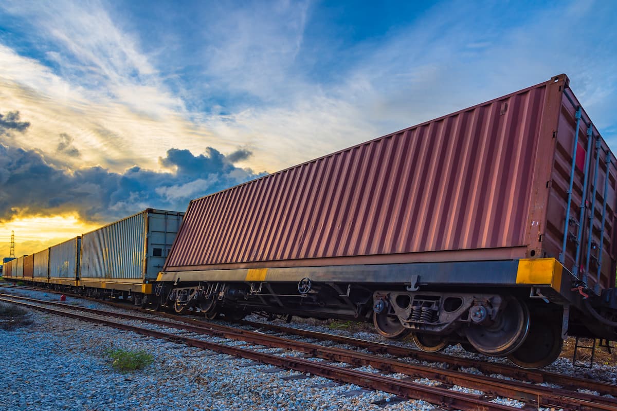 Goods In Transit Container Freight Train Accident